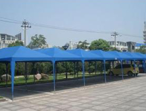 膜結(jié)構遮陽停車棚